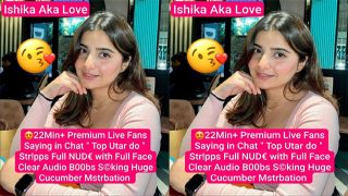 Ishia Aka Love Famous Insta Influencer – Most Exclusive Private Premium Live