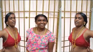 Tamil Aunty Dress Removing show – Nighty