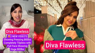 Diva Flawlwss Nude For First Time – Topless with Full Face Mms Video