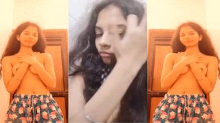 Beautiful Slim Horny Girl Fingering Mms Video