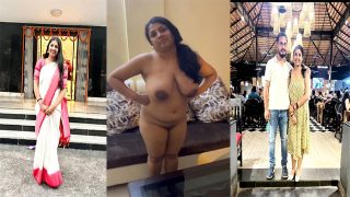 Desi Newly Married BigBoob Wife Hotel Viral Video