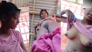 Village Girl Showing Boobs – Hairy Pussy Fingering