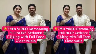 Horny Desi Couples Latest Most Exclusive – Viral Romancing Full Nude – Seduced & Fucking with Full Face Pron Video