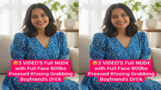 Desi GF Latest Most Exclusive Viral Boobs Pressed – Kissing Grabbing Boyfriend’s Dick Video