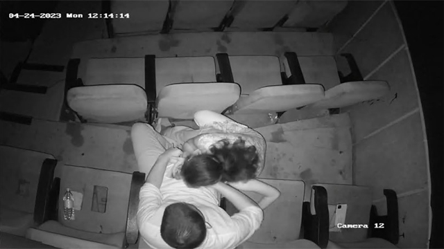 Couple in Theatre Giving Blowjob Boobs Sucking Free Watch Videos