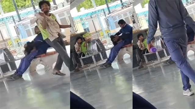 Crazy Guy Getting Blowjob In Railway Station – In Public Leaked Mms Video